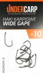 Undercarp Teflonowe haki karpiowe WIDE GAPE 6